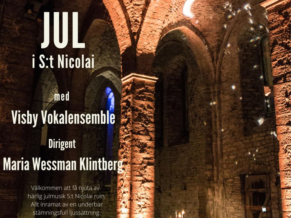 Jul i S:t Nicolai med Visby Vokalensemble
